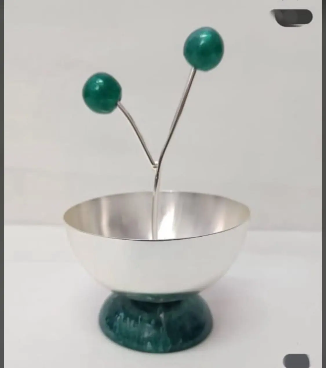 Metal Bowl Centerpiece Decor